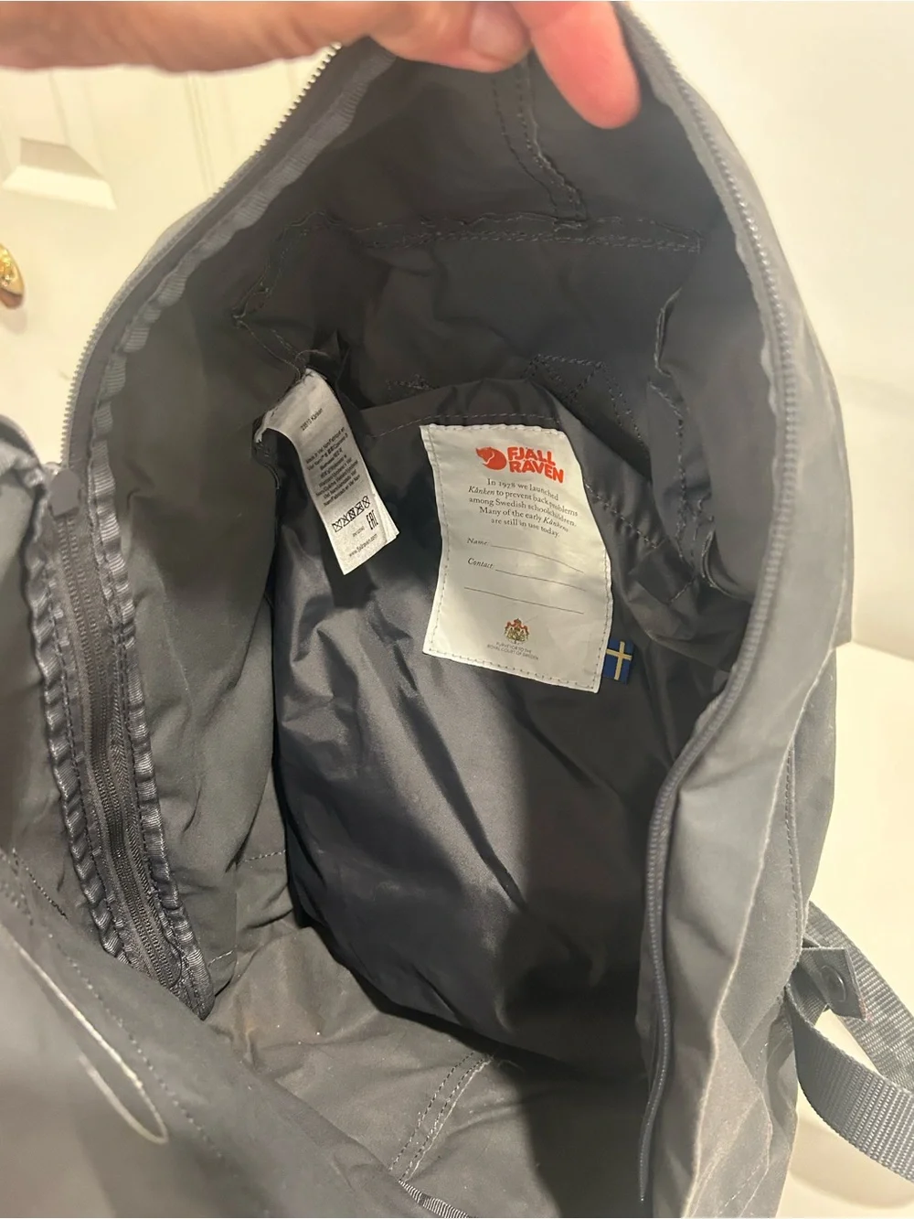 Kånken Slate Gray Backpack - Men/women
